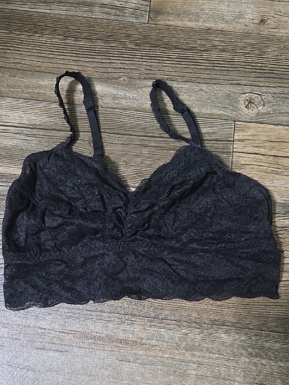 PINK Victoria's Secret Black Lace Bralette
